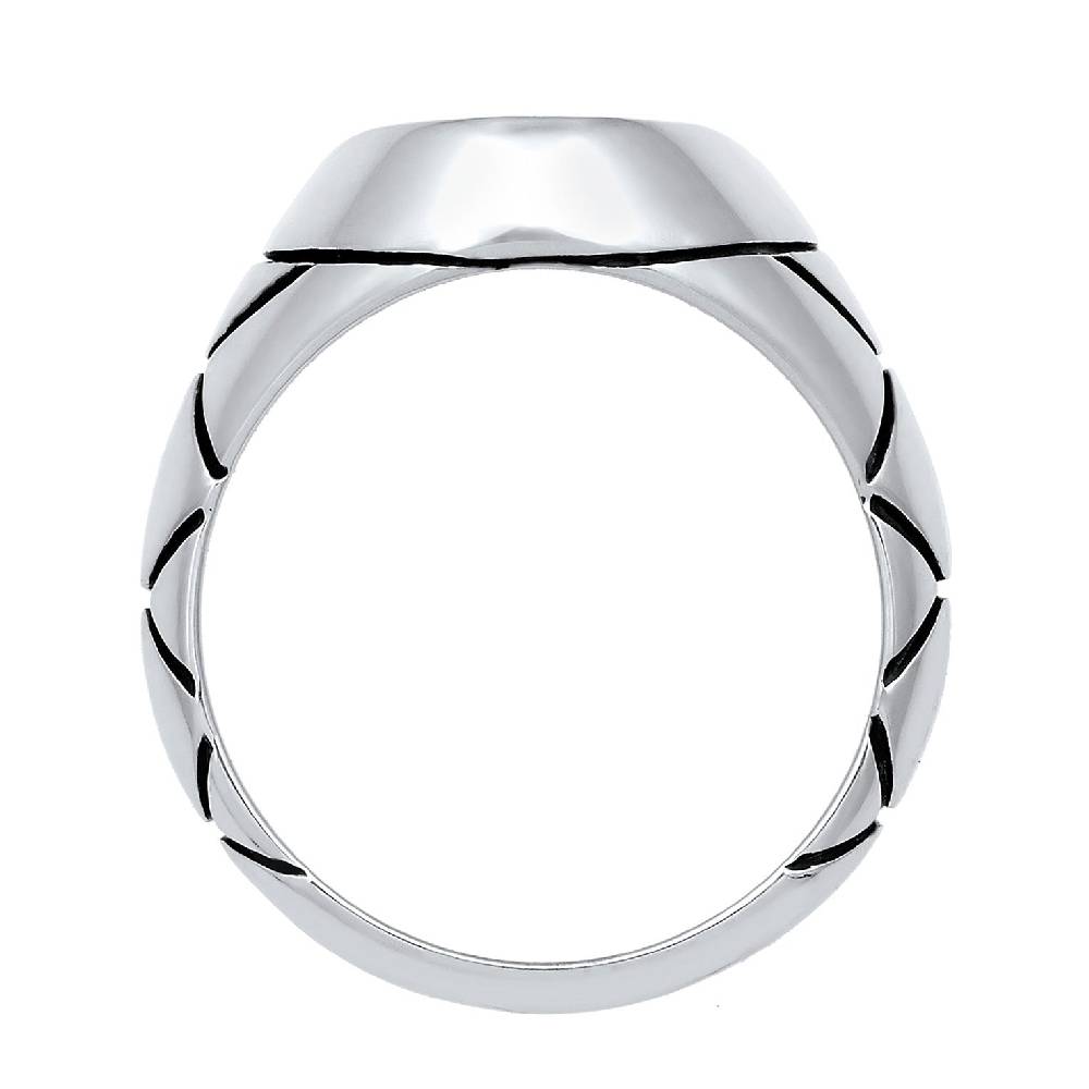 Kuzzoi Siegelring Oval Strukturiert | Emaille Discount Store für neue Produkte