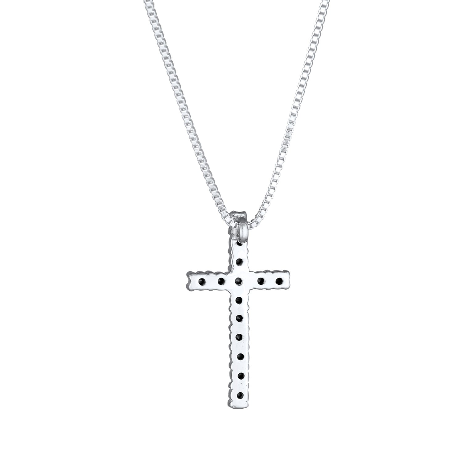 Kuzzoi Halskette Kreuz | Kristalle (Weiß) Schlussverkauf