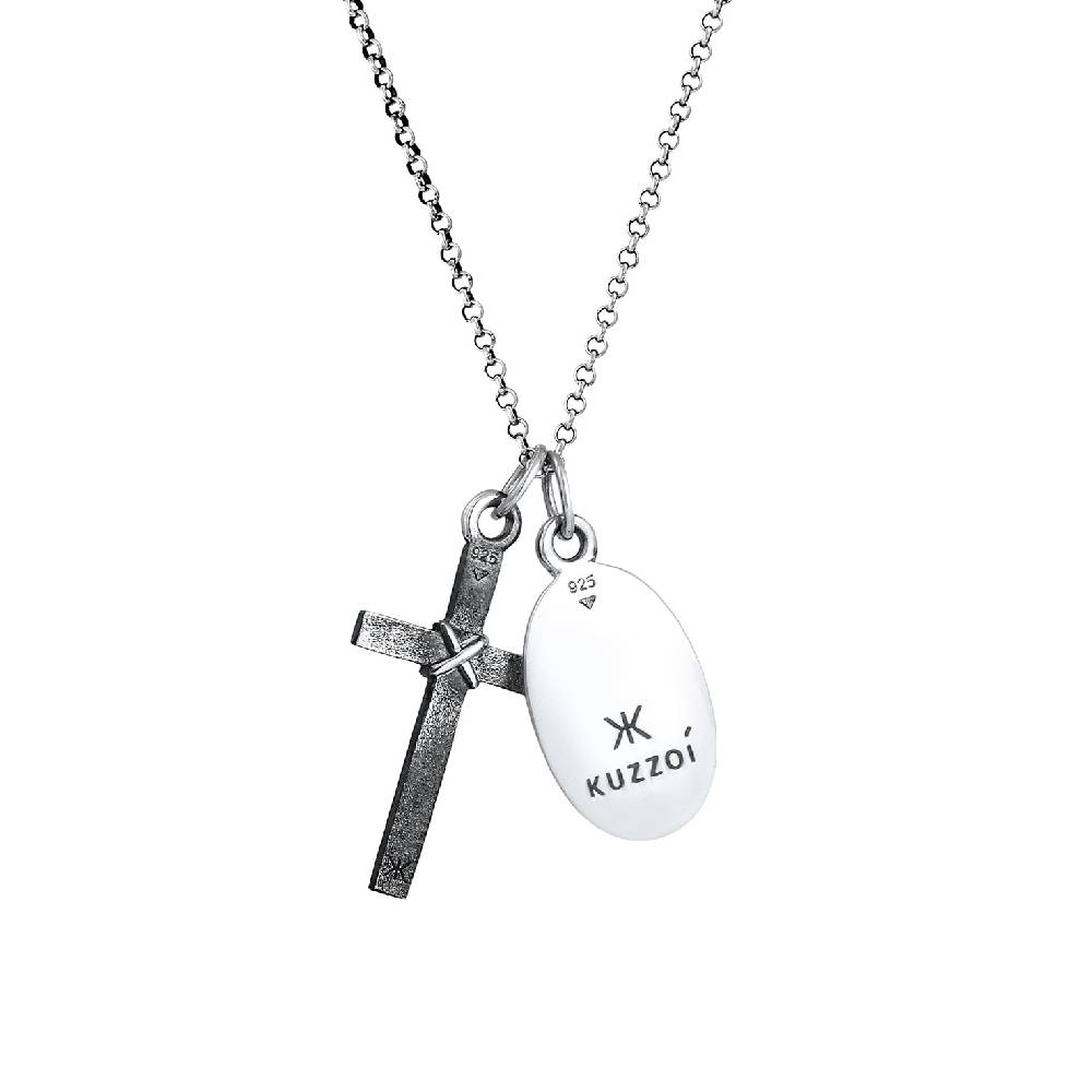 Kuzzoi Halskette Marienbild Kreuz Kostenloser Versand