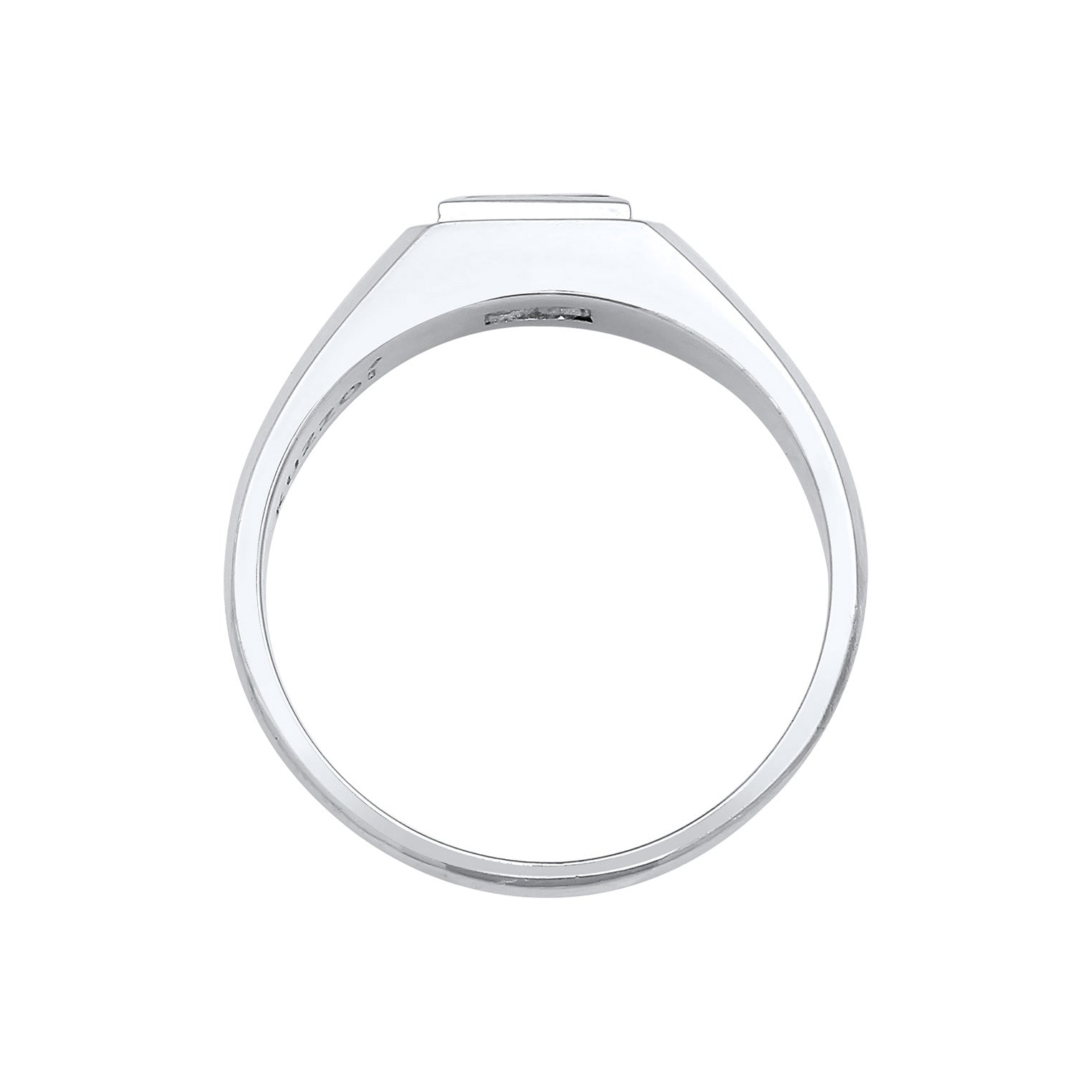 Kuzzoi Siegelring Quadrat | Topas (Weiß) Black Friday