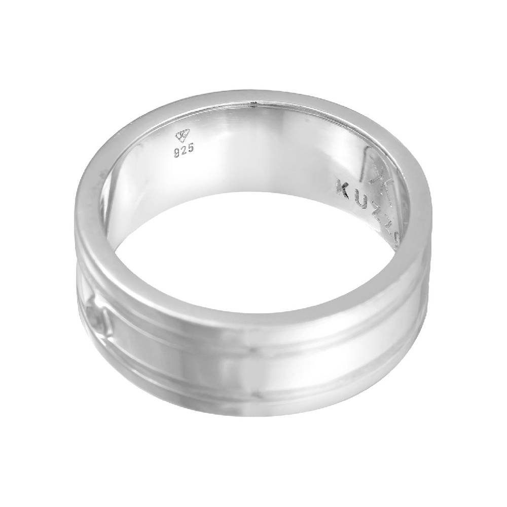 Kuzzoi Bandring Massiv | Diamant (0.03 ct) Neueste Mode