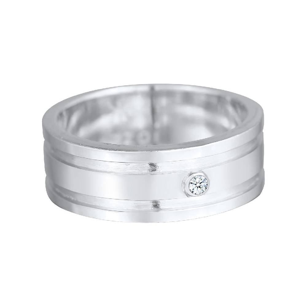 Kuzzoi Bandring Massiv | Diamant (0.03 ct) Neueste Mode
