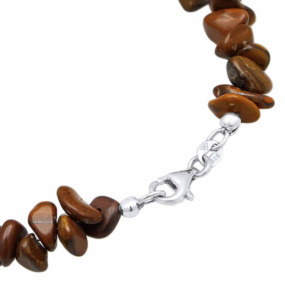 Kuzzoi Armband Splitter Natur | Tigerauge Edelsteine Kauf eins, bekomm eins gratis