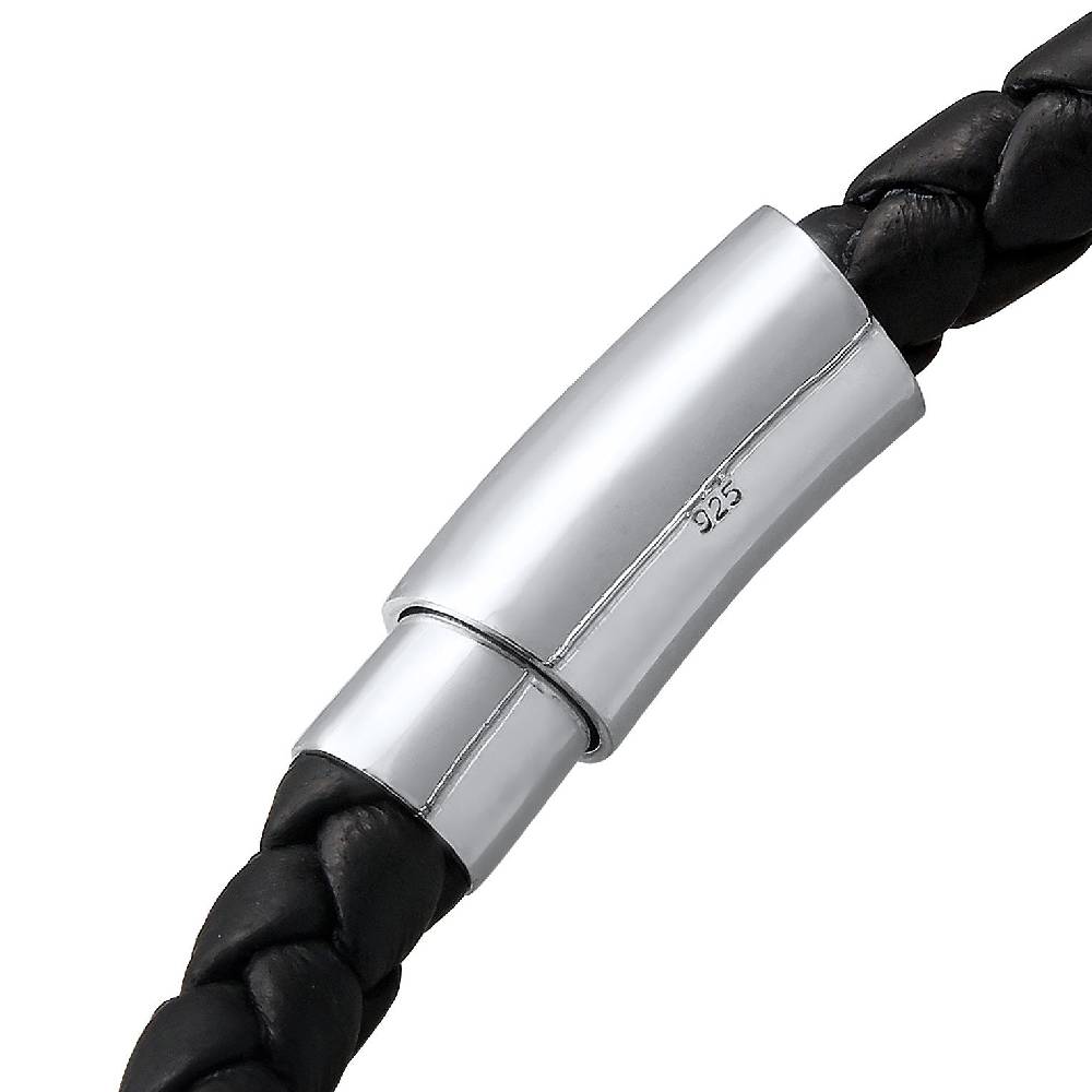 Kuzzoi Armband Kugel | Leder, Tigerauge (Braun) Super Sparpreis