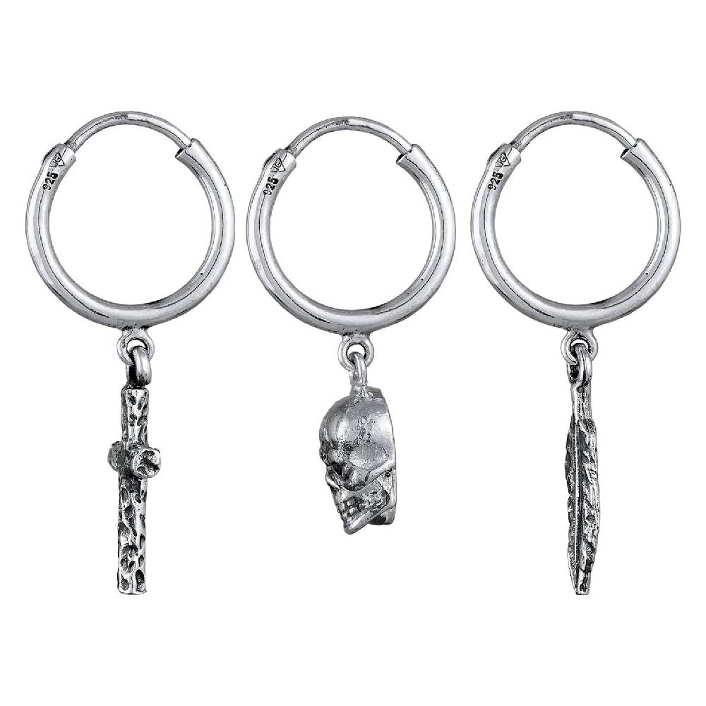 Kuzzoi Ohrringset Totenkopf Fabrikladen