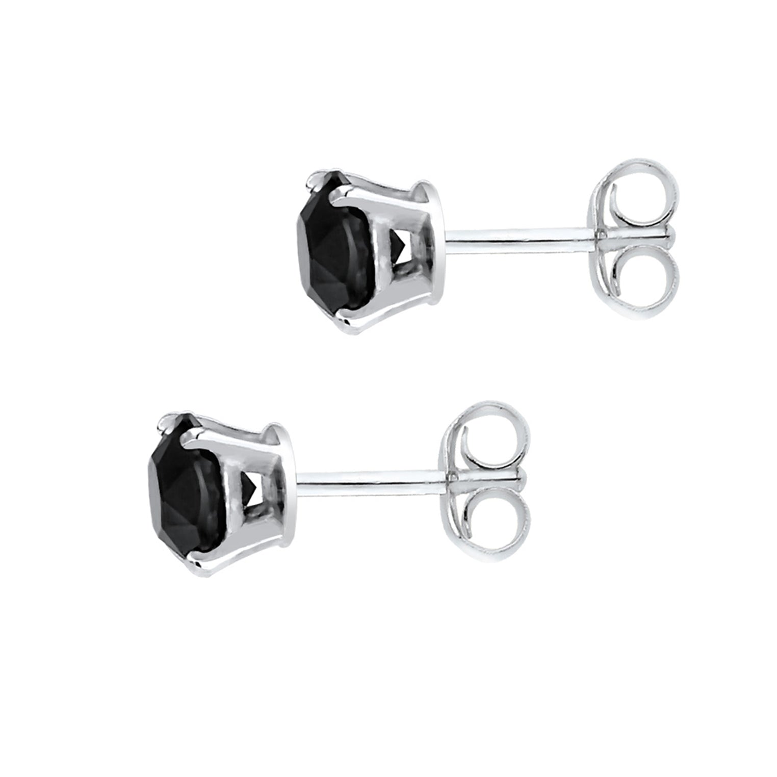 Kuzzoi Ohrstecker Basic | Kristall (Schwarz) Kostenloser Versand