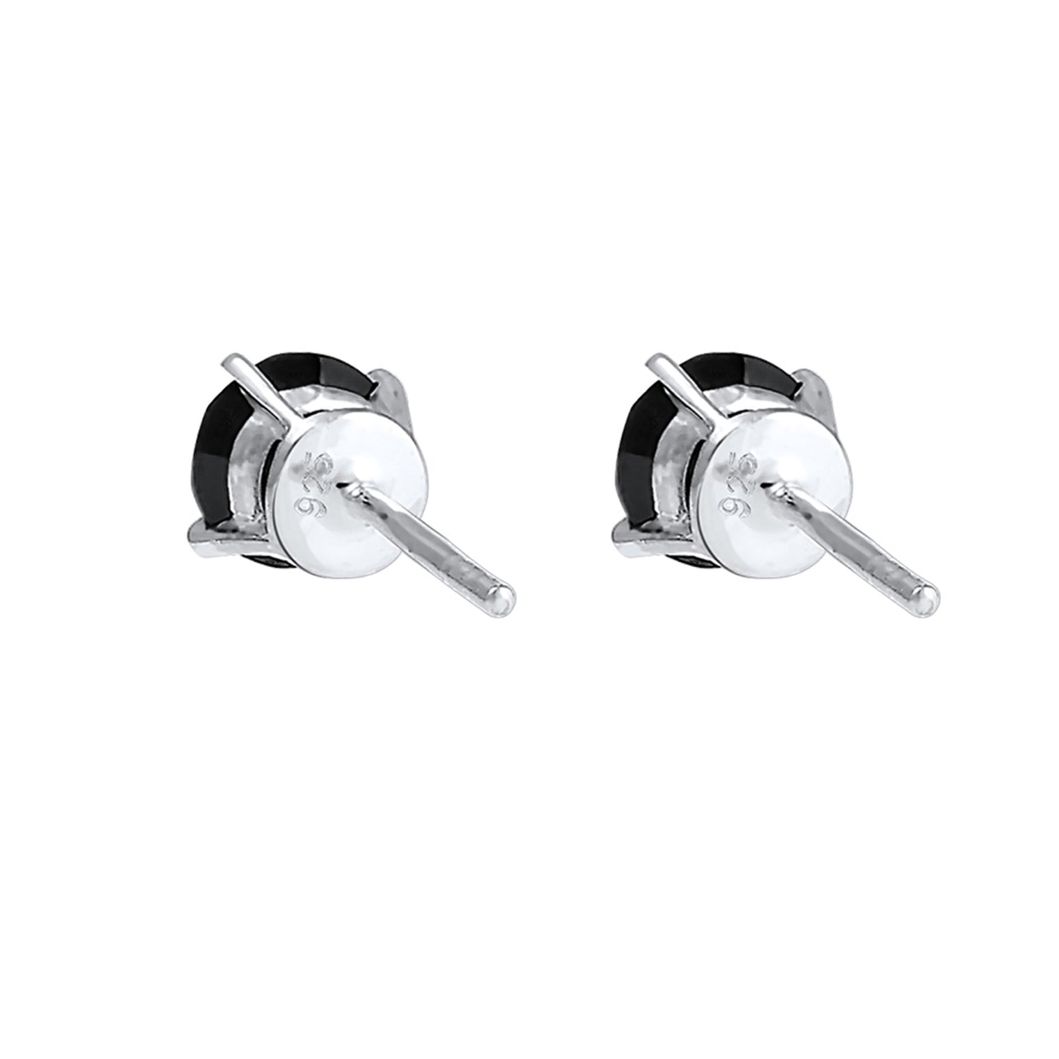 Kuzzoi Ohrstecker Basic | Kristall (Schwarz) Kostenloser Versand