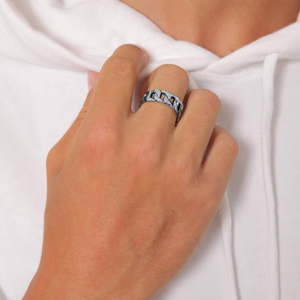 Kuzzoi Bandring Chunky Chain Limitierter Zeitrabatt