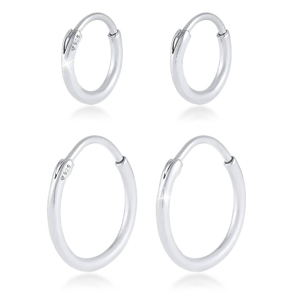 Kuzzoi Ohrringset Creolen Basic Weihnachtsangebot
