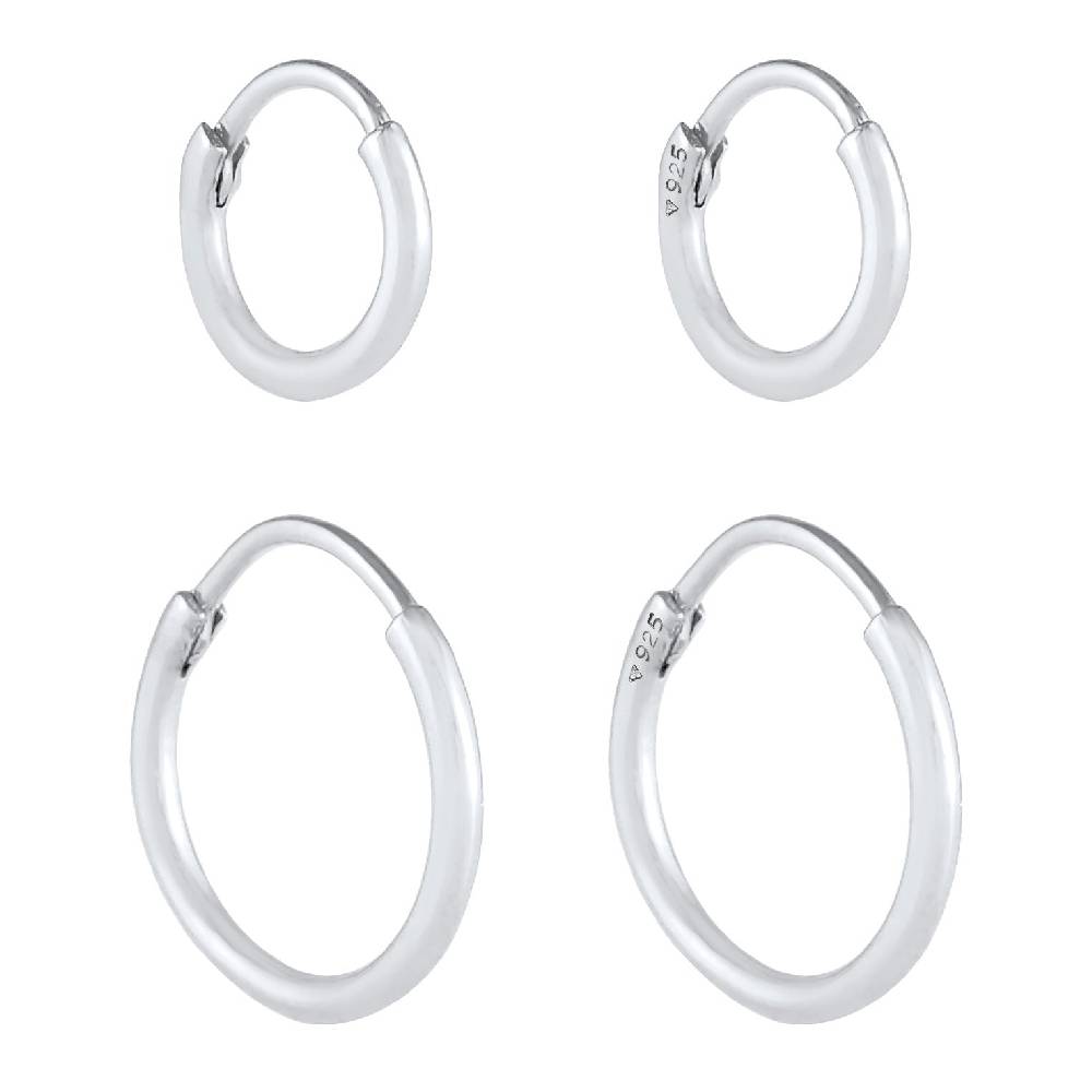 Kuzzoi Ohrringset Creolen Basic Weihnachtsangebot