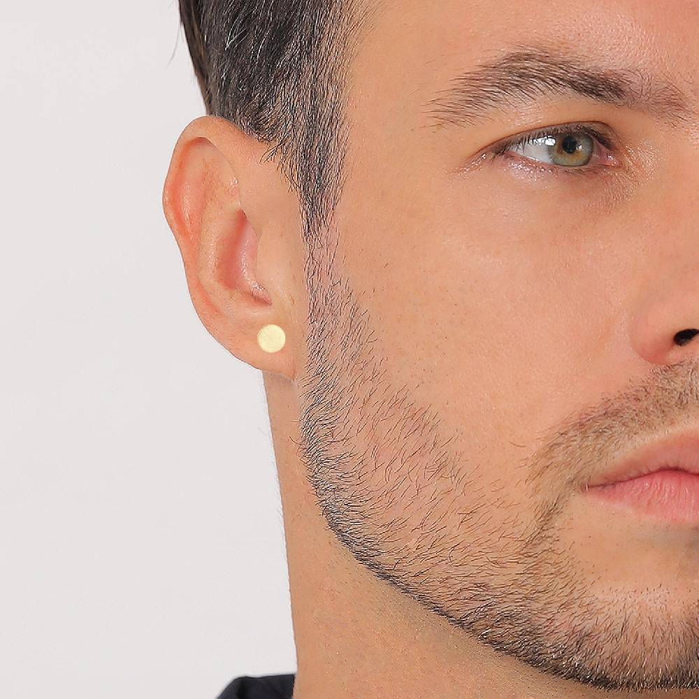 Kuzzoi Ohrstecker Rund Gehämmert Bis zu 50% Rabatt