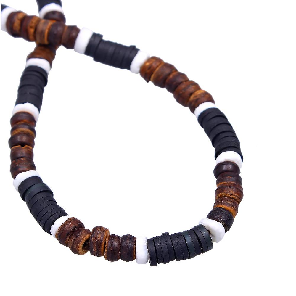 Kuzzoi Halskette Surfer Style | Heishi Beads Meist gekauft
