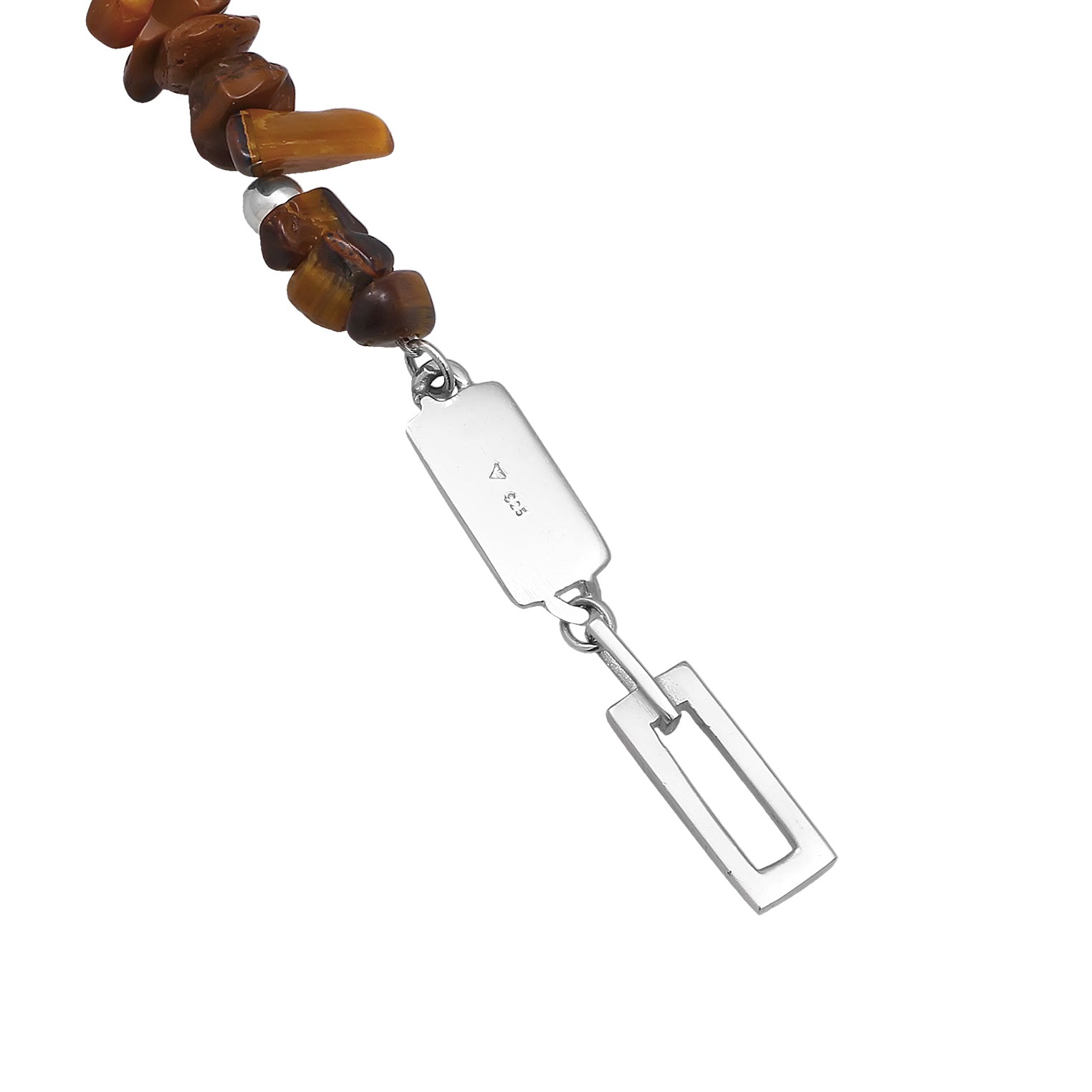 Kuzzoi Halskette Edelstein Splitter | Tigerauge (Braun) Riesige Ersparnisse