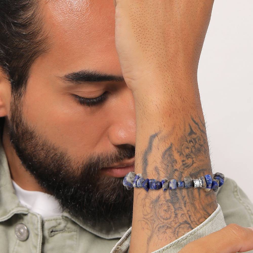 Kuzzoi Armband Beads Vintage | Lapiz Lazuli Steine (Blau) Bis zu 60% Rabatt