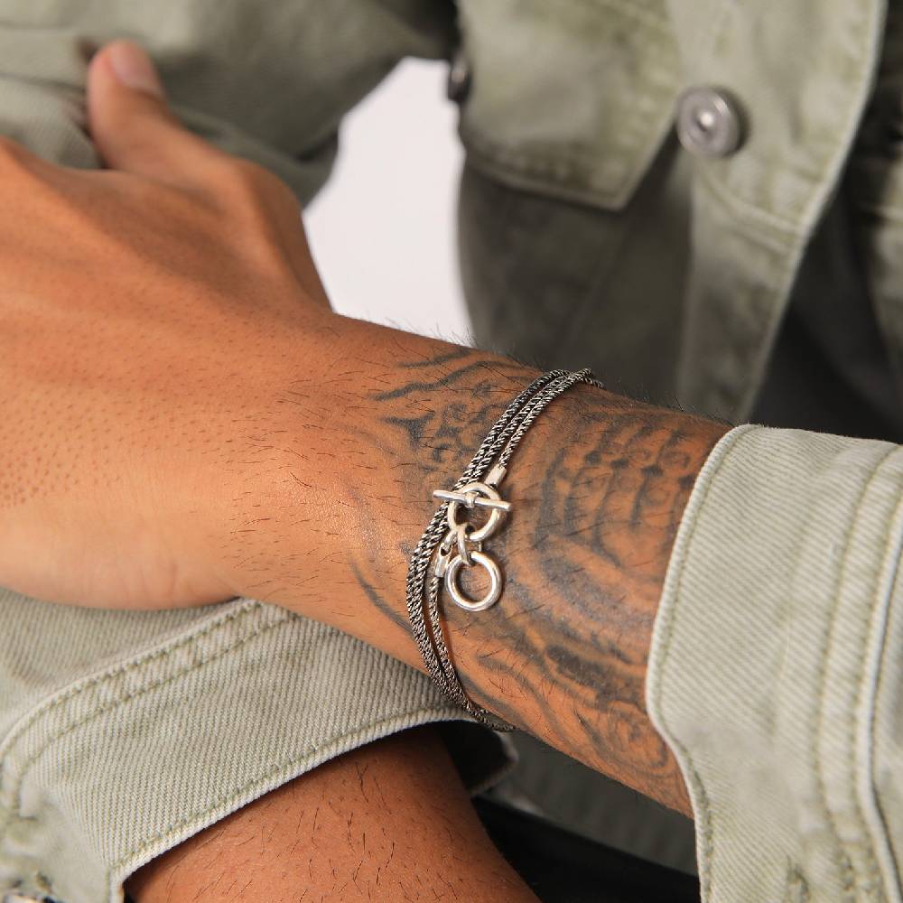 Kuzzoi Armband Kordelkette T-Bar Günstig kaufen