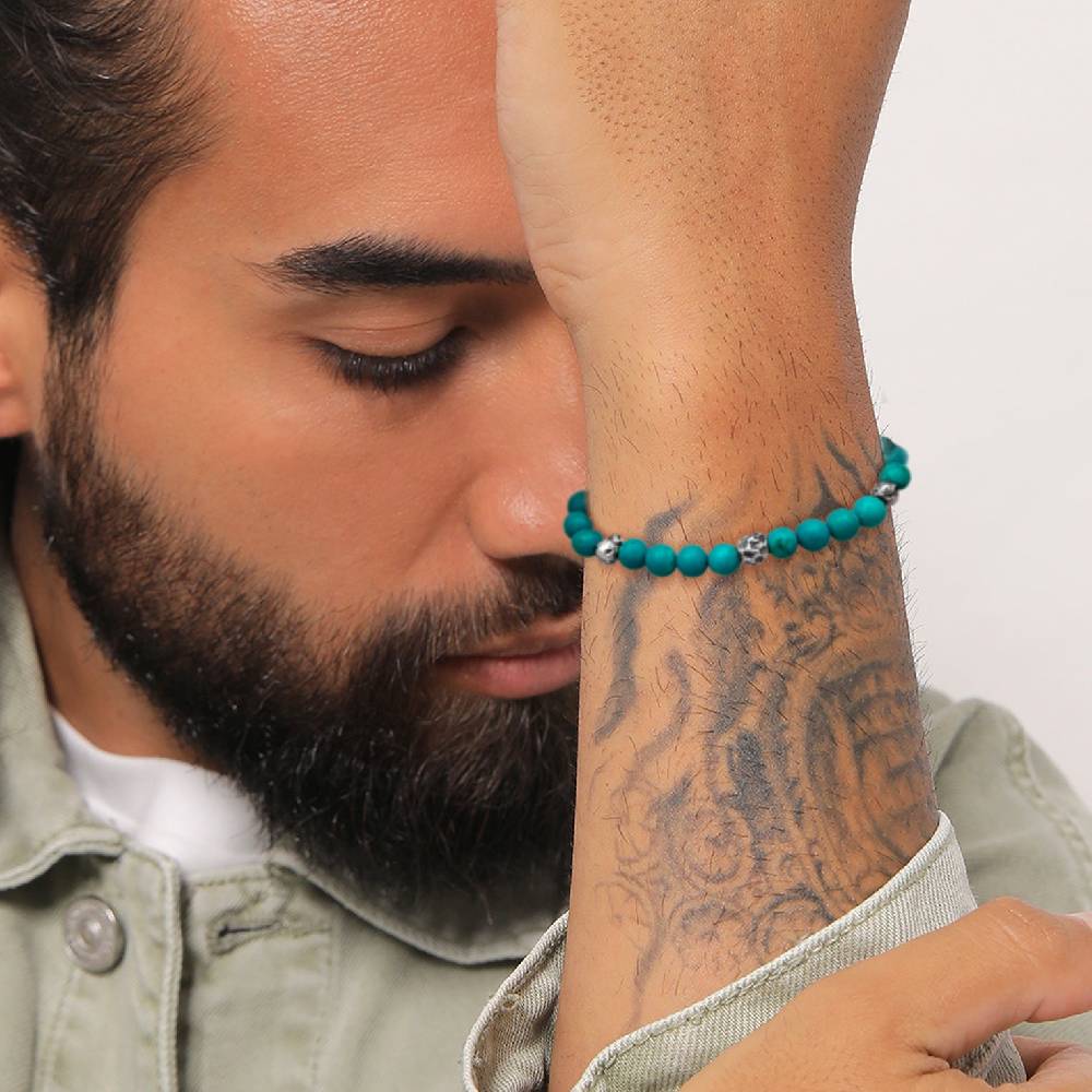 Kuzzoi Armband Beads | Howlith (Türkis) Blitzangebot