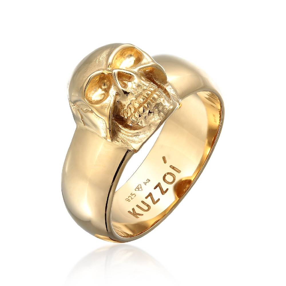 Kuzzoi Siegelring Totenkopf Tiefpreis