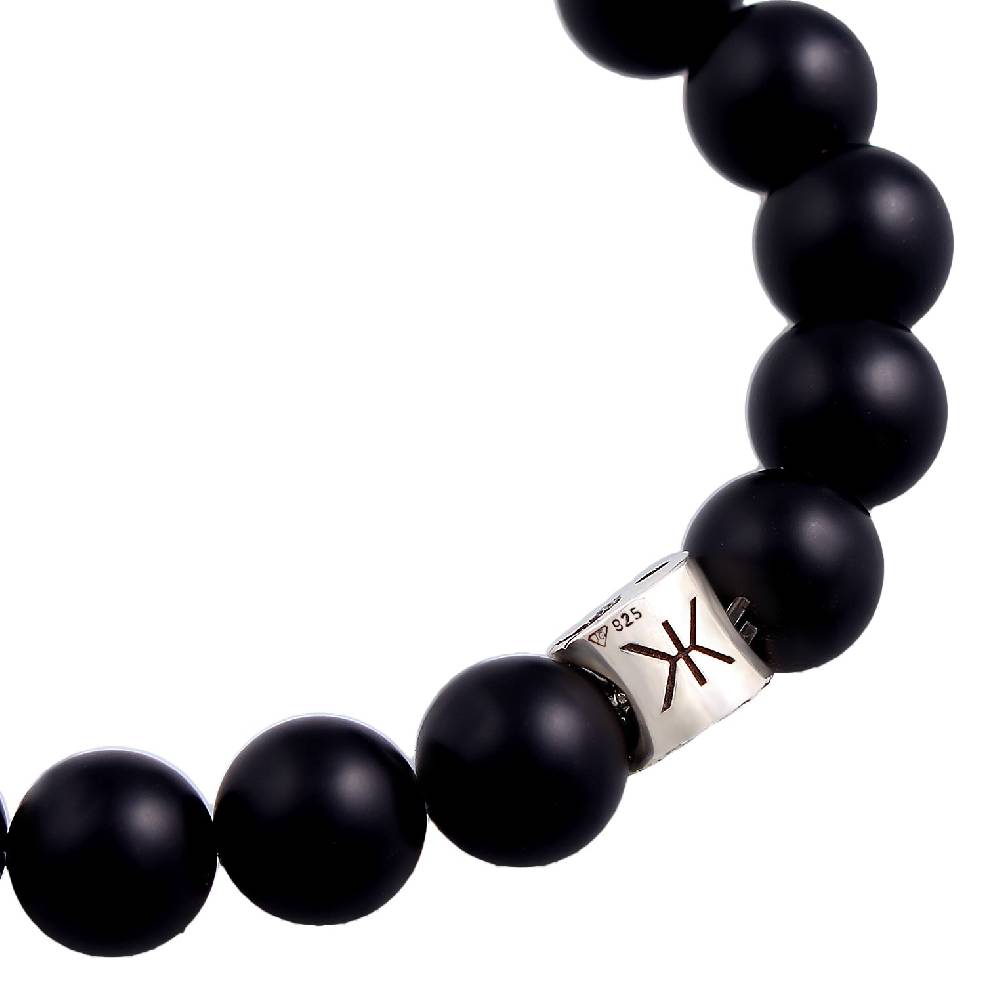 Kuzzoi Armband Yin Yang Beads | Onyx (Schwarz) Valentinstagsangebot