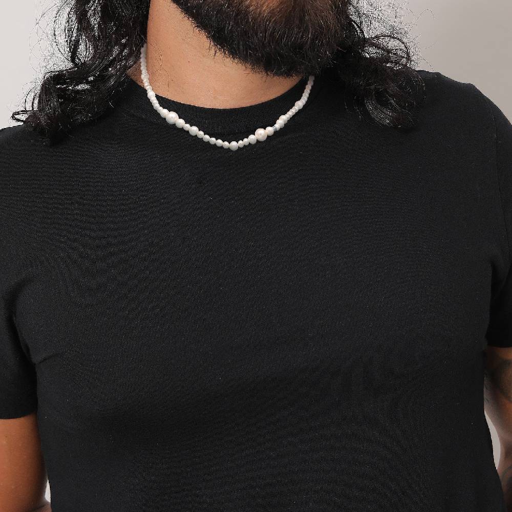 Kuzzoi Halskette Beads | Muschelkernperlen Auslauf