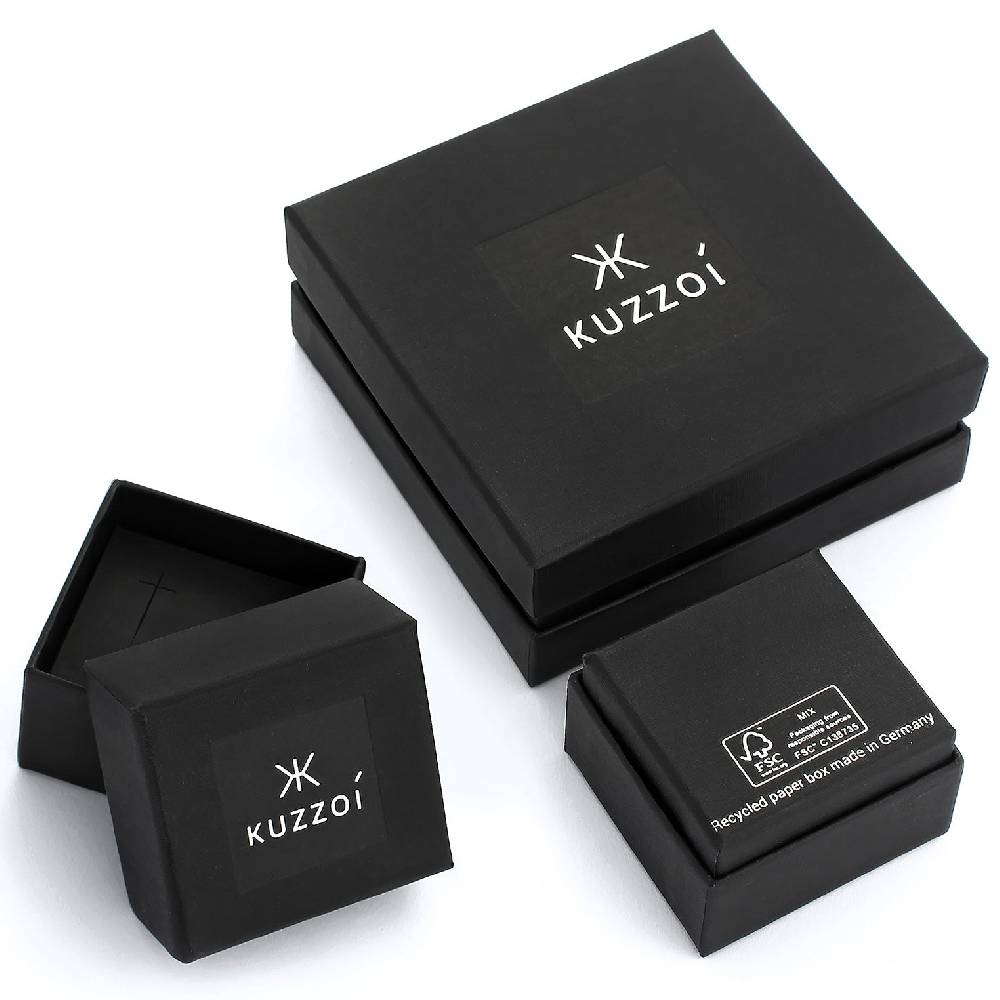 Kuzzoi Panzer-Armband | Zirkonia (Weiß) Fabrikpreis