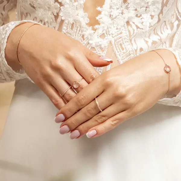 Leaf Jewelry Ring DAZZLE mit Diamanten, 14K Weißgold Saisonale Angebote