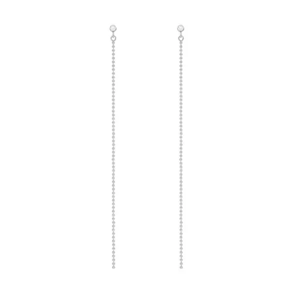 Leaf Jewelry Ohrstecker "my first diamond", ball chain, 14 K Weißgold Letzte 3 Tage