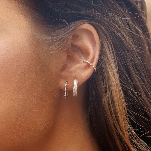 Leaf Jewelry Creole Shiny mit Zirkonia, 925 Sterlingsilber Rabatte dieses Monats