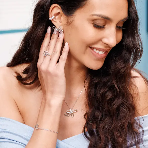Leaf Jewelry Armkette Blossom, 18 K Rosegold vergoldet Meist gekauft