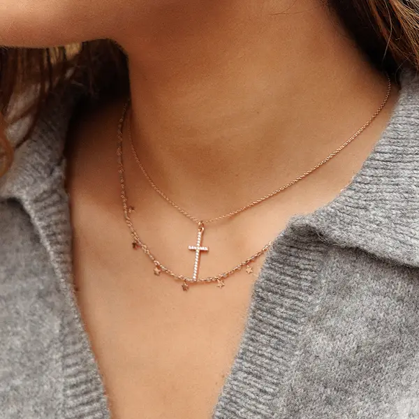 Leaf Jewelry Halskette Labradorit Stars, 18 K Gelbgold vergoldet Großer Ausverkauf