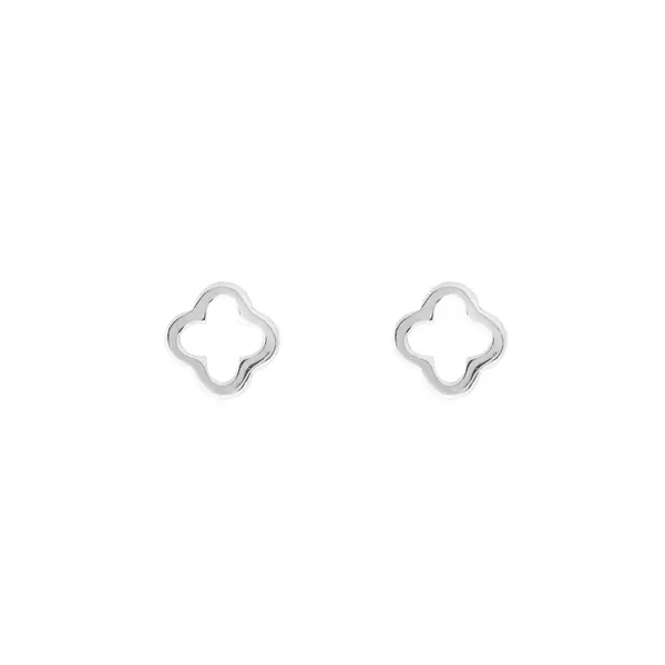Leaf Jewelry Ohrstecker MINI Clover, 925 Sterlingsilber Valentinstagsangebot