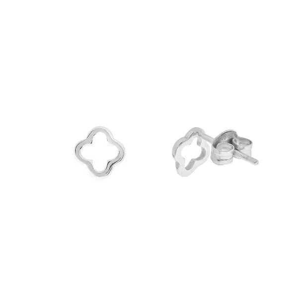 Leaf Jewelry Ohrstecker MINI Clover, 925 Sterlingsilber Valentinstagsangebot
