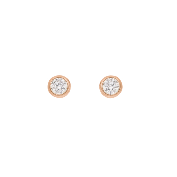 Leaf Jewelry Ohrstecker Pure, 18 K Rosegold vergoldet Top Angebot
