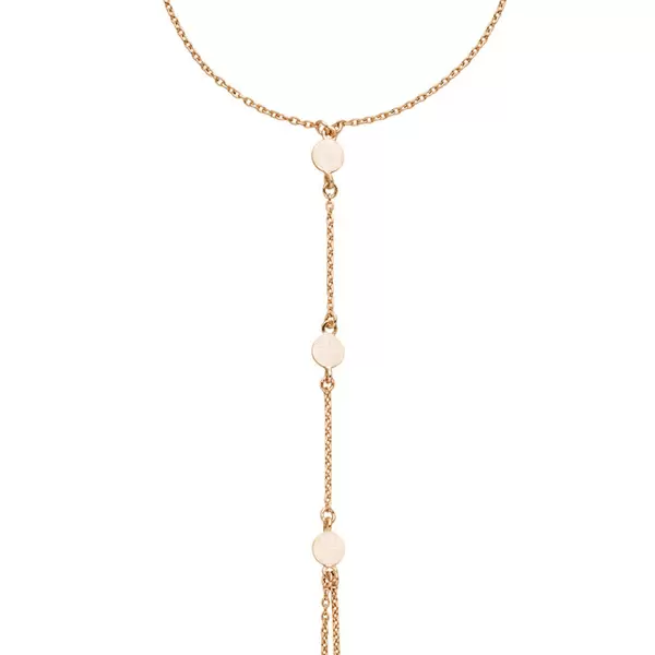 Leaf Jewelry Hand Chain Platelet, 18K Rosegold vergoldet 50% Rabatt mit kostenlosem Versand