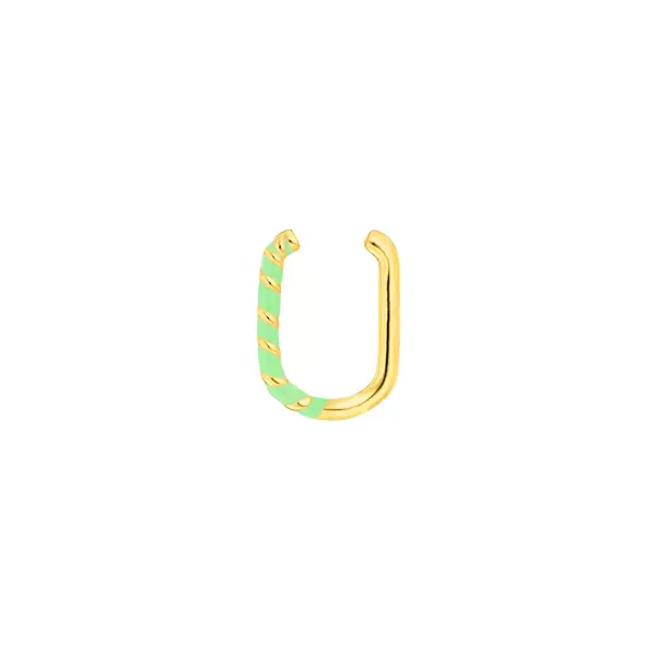 Leaf Jewelry Silber Earcuff, Gelbgold, Neon Twist Speichern exportieren