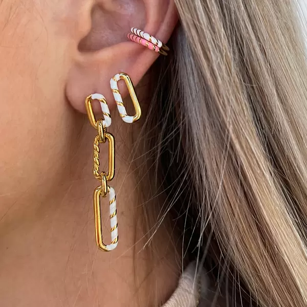 Leaf Jewelry Silber Ohrringe, Neon Twist Angebote