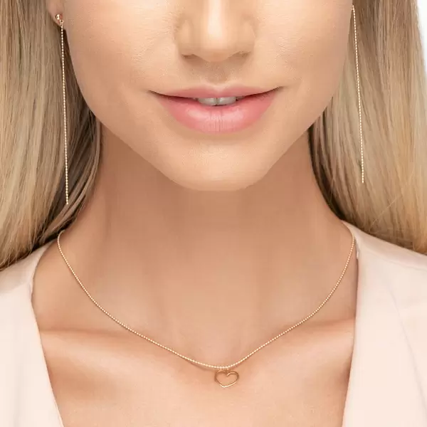 Leaf Jewelry Halskette GENTLE HEART, 14 K Gelbgold Rabatt