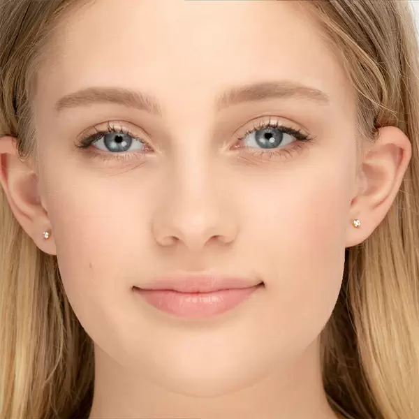 Leaf Jewelry Ohrstecker "my first diamond", 18 K Gelbgold Neuheiten