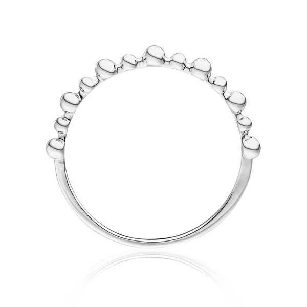Leaf Jewelry Ring Kugel, 18 K Weißgold Clearance-Verkauf