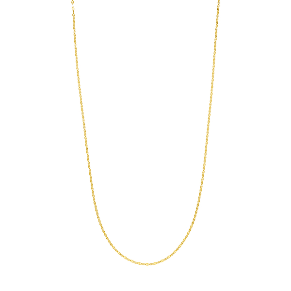Leaf Jewelry Halskette Shiny Twist, 14K Gelbgold im Angebot