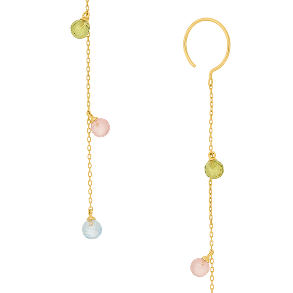 Leaf Jewelry Ohrhänger Sweet Gems, 14K Gelbgold Fabrik Onlineshop