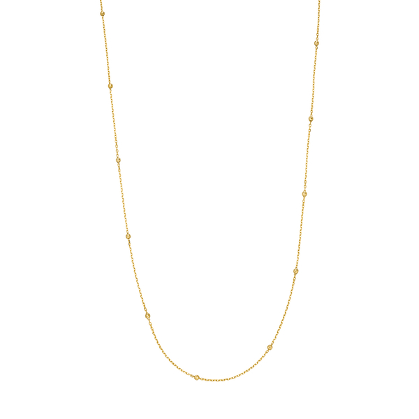 Leaf Jewelry Halskette Beads, 14K Gelbgold Zeitlich begrenztes Angebot