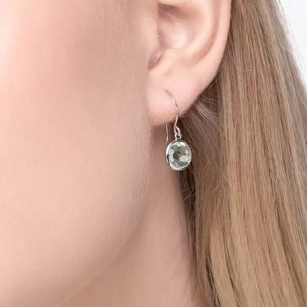 Leaf Jewelry Ohrringe Grüner Amethyst, 14 K Weißgold Bis zu 55% Rabatt