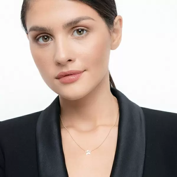 Leaf Jewelry Halskette Star, 14 K Gelbgold Black Friday Preise