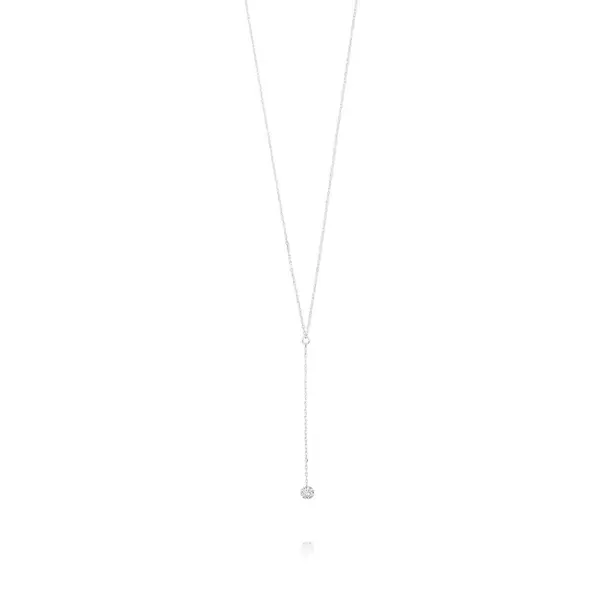 Leaf Jewelry Halskette Y-Pure Diamant, 18 K Weißgold Online