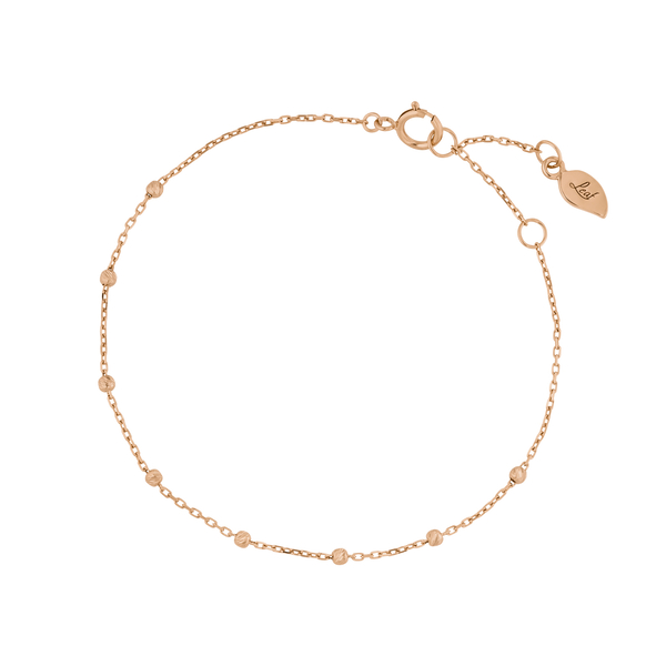 Leaf Jewelry Armkette Beads, 14K Rosegold Hotsell
