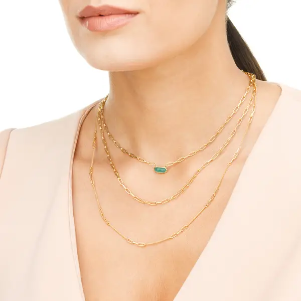 Leaf Jewelry Silber Halskette, CUBE II, Rosegold Bis zu 60% Rabatt