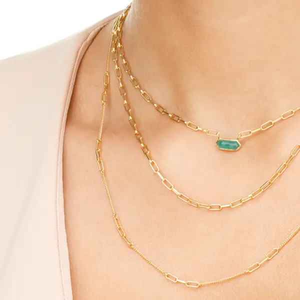 Leaf Jewelry Silber Halskette, CUBE II, Rosegold Bis zu 60% Rabatt