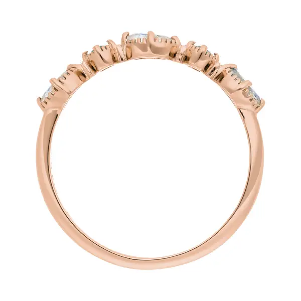 Leaf Jewelry Silber Ring, Oval Gems, Rosegold Outlet