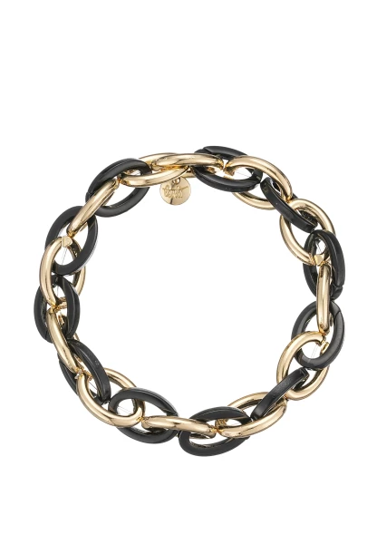 Leslii Stretch Glieder Armband Schwarz
