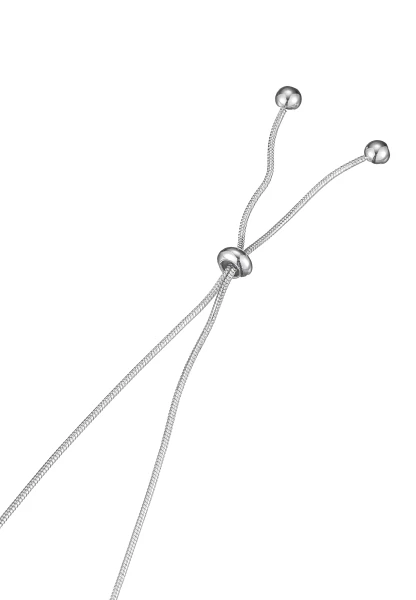 Leslii Lange Kette Tropfen-Anhänger Silber Braun Zeitbegrenzte Promotion